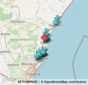 Mappa Via Carlo Alberto, 95014 Giarre CT, Italia (9.77833)