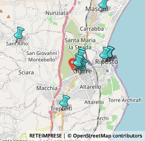 Mappa Via Carlo Alberto, 95014 Giarre CT, Italia (1.64182)