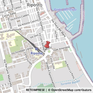 Mappa Piazza Giacomo Matteotti, 8/9/10, 95018 Giarre, Catania (Sicilia)