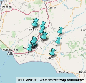 Mappa Viale d'Italia, 91028 Partanna TP, Italia (9.898)