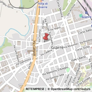 Mappa Corso Italia, 36, 95014 Giarre, Catania (Sicilia)