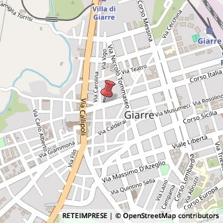 Mappa Corso Italia,  37, 95014 Giarre, Catania (Sicilia)