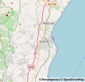 Mappa Giarre CT, Italia (2.44)