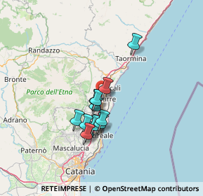 Mappa A18, 95014 Giarre CT, Italia (11.81154)