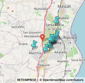 Mappa A18, 95014 Giarre CT, Italia (1.16)