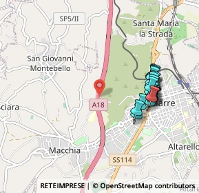 Mappa A18, 95014 Giarre CT, Italia (1.0735)