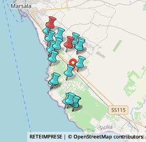 Mappa Via Torregiano, 91020 Petrosino TP, Italia (3.3805)