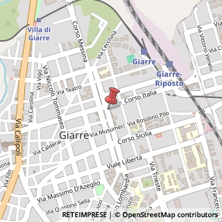 Mappa Piazza San Francesco D'Assisi, 7, 95014 Giarre, Catania (Sicilia)