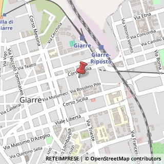 Mappa Via Francesco Crispi, 16, 95014 Giarre, Catania (Sicilia)