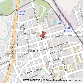Mappa Corso Italia, 162, 95014 Giarre, Catania (Sicilia)