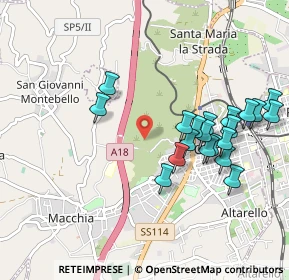 Mappa Via della Contea, 95014 Giarre CT, Italia (1.101)