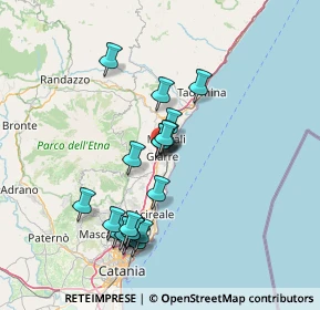 Mappa Via Sacerdote Sebastiano Lisi, 95014 Giarre CT, Italia (14.741)