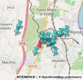 Mappa Via Sacerdote Sebastiano Lisi, 95014 Giarre CT, Italia (0.713)