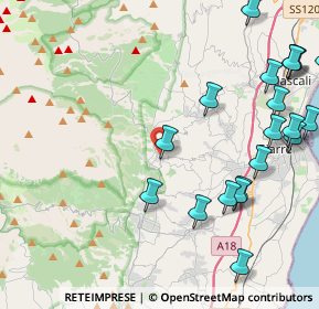 Mappa Via Etnea, 95010 Milo CT, Italia (6.194)