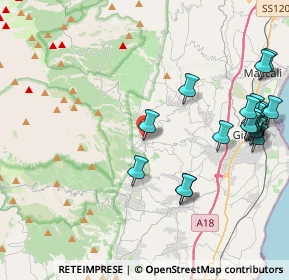 Mappa Via Etnea, 95010 Milo CT, Italia (5.6185)