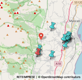 Mappa Via Etnea, 95010 Milo CT, Italia (4.72067)