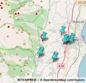 Mappa Via Etnea, 95010 Milo CT, Italia (4.055)