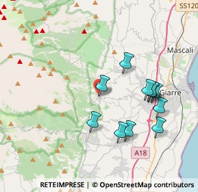 Mappa Via Etnea, 95010 Milo CT, Italia (4.07182)