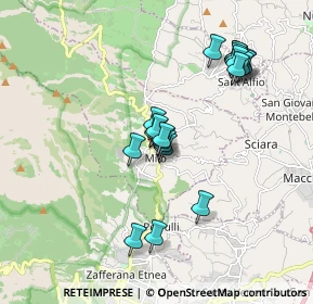 Mappa Via Etnea, 95010 Milo CT, Italia (1.851)