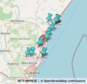 Mappa Via Guglielmo Marconi, 95014 Giarre CT, Italia (12.30571)