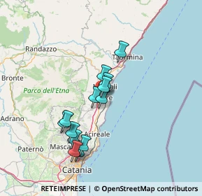 Mappa Via Guglielmo Marconi, 95014 Giarre CT, Italia (13.4)