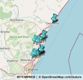 Mappa Via Guglielmo Marconi, 95014 Giarre CT, Italia (11.2365)
