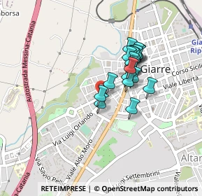 Mappa Via Guglielmo Marconi, 95014 Giarre CT, Italia (0.3675)