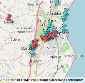 Mappa Via Guglielmo Marconi, 95014 Giarre CT, Italia (1.4665)