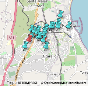 Mappa Via Luigi Capuana, 95014 Giarre CT, Italia (0.6495)