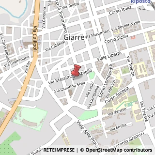 Mappa Via Rosmini, 64, 95014 Giarre, Catania (Sicilia)