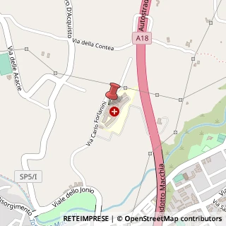 Mappa Via Forlanini, 1, 95100 Giarre, Catania (Sicilia)