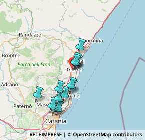 Mappa Via Enrico Fermi, 95014 Giarre CT, Italia (13.8)