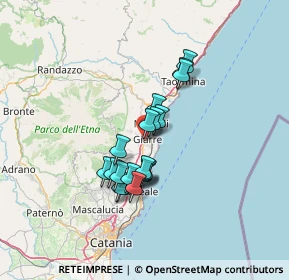 Mappa Via Enrico Fermi, 95014 Giarre CT, Italia (11.50842)