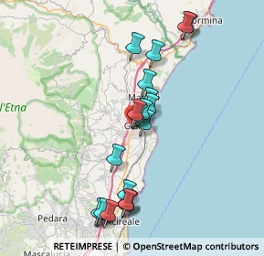 Mappa Via Enrico Fermi, 95014 Giarre CT, Italia (8.1685)