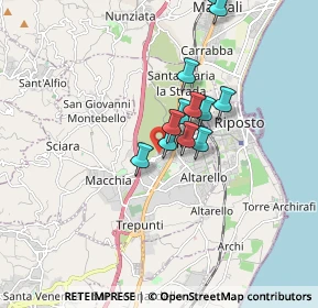 Mappa Via Enrico Fermi, 95014 Giarre CT, Italia (1.4875)