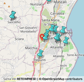 Mappa Viale Don Minzoni, 95014 Giarre CT, Italia (1.99667)