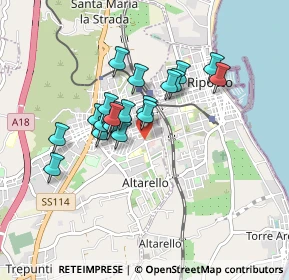 Mappa Via Trieste, 95014 Giarre CT, Italia (0.7585)