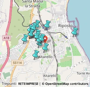 Mappa Via Trieste, 95014 Giarre CT, Italia (0.70875)