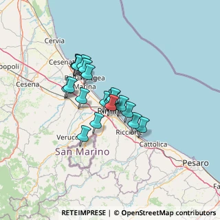 Mappa Via Anfiteatro, 47921 Rimini RN, Italia (9.4235)