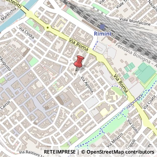 Mappa Via Dante Alighieri, 28, 47921 Rimini, Rimini (Emilia Romagna)