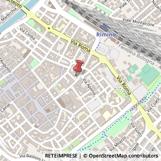Mappa Via Dante Alighieri, 12, 47921 Rimini, Rimini (Emilia Romagna)