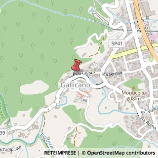 Mappa Via Camillo Benso Conte di Cavour, 2, 55027 Gallicano, Lucca (Toscana)