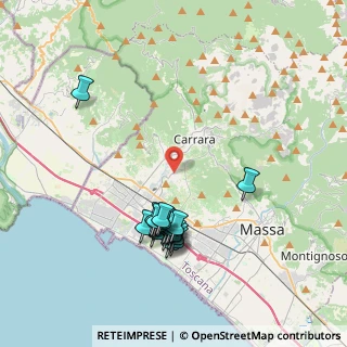 Mappa Strada Consorziale di Forma Alta, 54033 Carrara MS, Italia (3.86158)