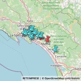 Mappa Strada Consorziale di Forma Alta, 54033 Carrara MS, Italia (9.5515)
