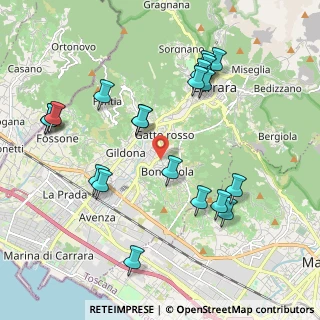 Mappa Strada Consorziale di Forma Alta, 54033 Carrara MS, Italia (2.2055)