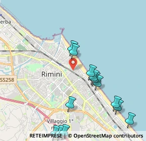 Mappa Viale Renato Parisano, 47923 Rimini RN, Italia (2.43462)