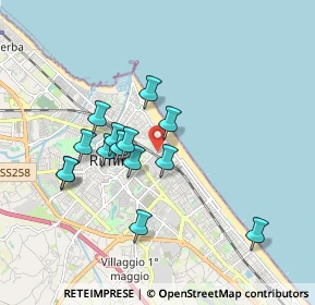 Mappa Viale Renato Parisano, 47923 Rimini RN, Italia (1.61214)