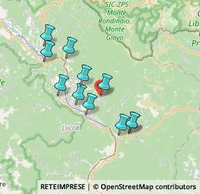 Mappa Località Al Lago, 55025 Coreglia Antelminelli LU, Italia (6.38182)