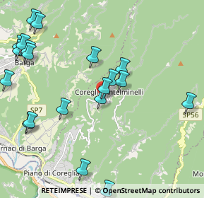 Mappa Località Al Lago, 55025 Coreglia Antelminelli LU, Italia (2.5825)