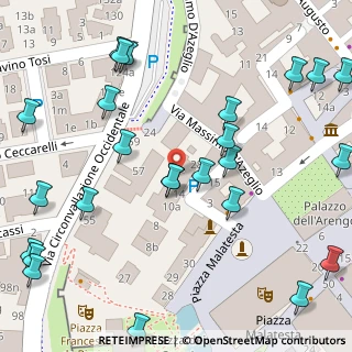 Mappa Via Agostino di Duccio, 47923 Rimini RN, Italia (0.0912)